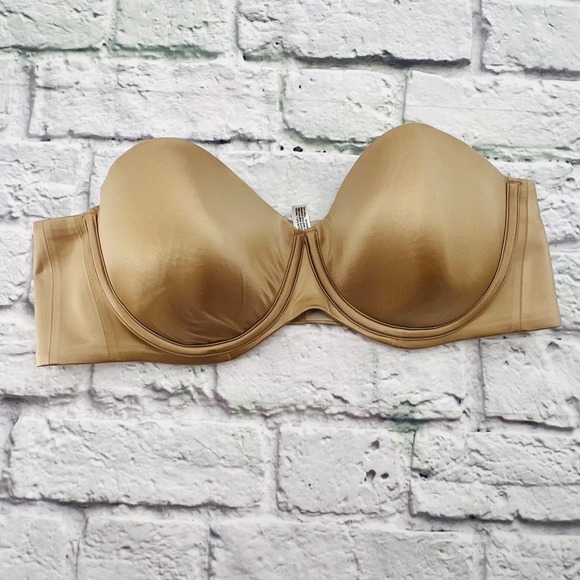Soma Vanishing Strapless Bra Womens Size 38C Beige - Picture 1 of 7